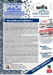 PPCR Hors classe Classe exceptionnelle (hors série n°5)