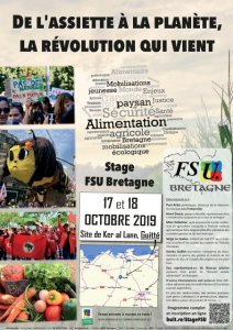 Alimentation, santé, environnement : stage FSU d'automne