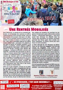 Snes Bretagne n° 152 : spécial rentrée 2021