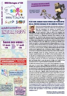 SNES Bretagne n°150 : spécial intra 2021