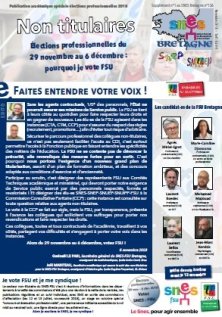 Non titulaires : Faites entendre votre voix !