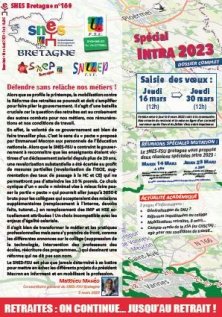 SNES Bretagne n°160 : spécial intra 2023