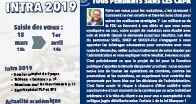 Snes Bretagne n°138 spécial intra 2019