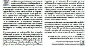 SNES Bretagne spécial non titulaires (supplement au n°135)