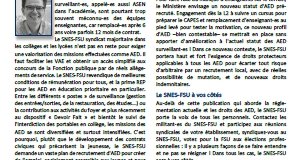 SNES Bretagne spécial AED (ASEN) (supplément au n°134)