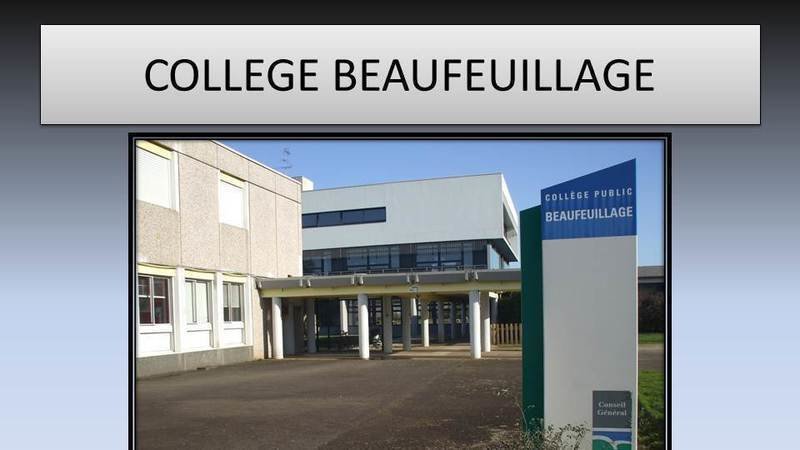 Non à la fermeture du collège Beaufeuillage